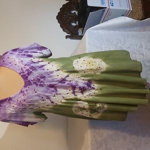 SUNFLOWER womens, short sleeve, bohemian blouse.  Pre-owned great condition.